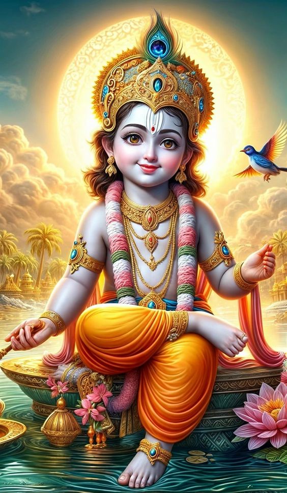 Cute-lord-krishna-wallpaper